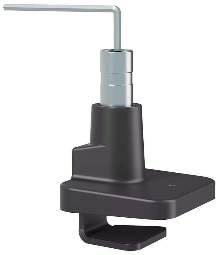 Neomounts DS70-256BL1 ACE Gaming Desk Mount, single display up to 57"  (Topfix clamp/grommet)