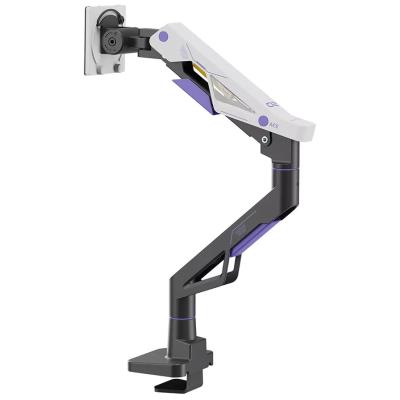 Neomounts DS70-256BL1 ACE Gaming Desk Mount, single display up to 57"  (Topfix clamp/grommet)