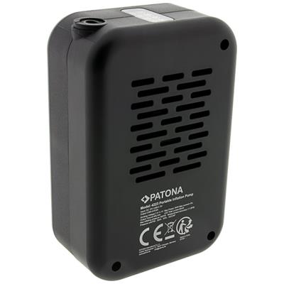 PATONA cestovní mini kompresor do auta, na kolo/ powerbank 4000 mAh/ LED SOS/ USB-A/ USB-C/ LCD