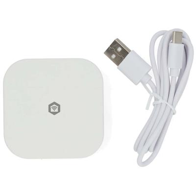 NEDIS Wi-Fi chytrá brána/ napájecí z USB/ Bluetooth/ Zigbee 3.0/ Android & iOS/ bílá