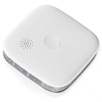 NEDIS Wi-Fi chytrý detektor kouře/ napájení z baterie/ hlasitost 85 dB/ výdrž snímače 10 let/ Android & iOS/ bílý