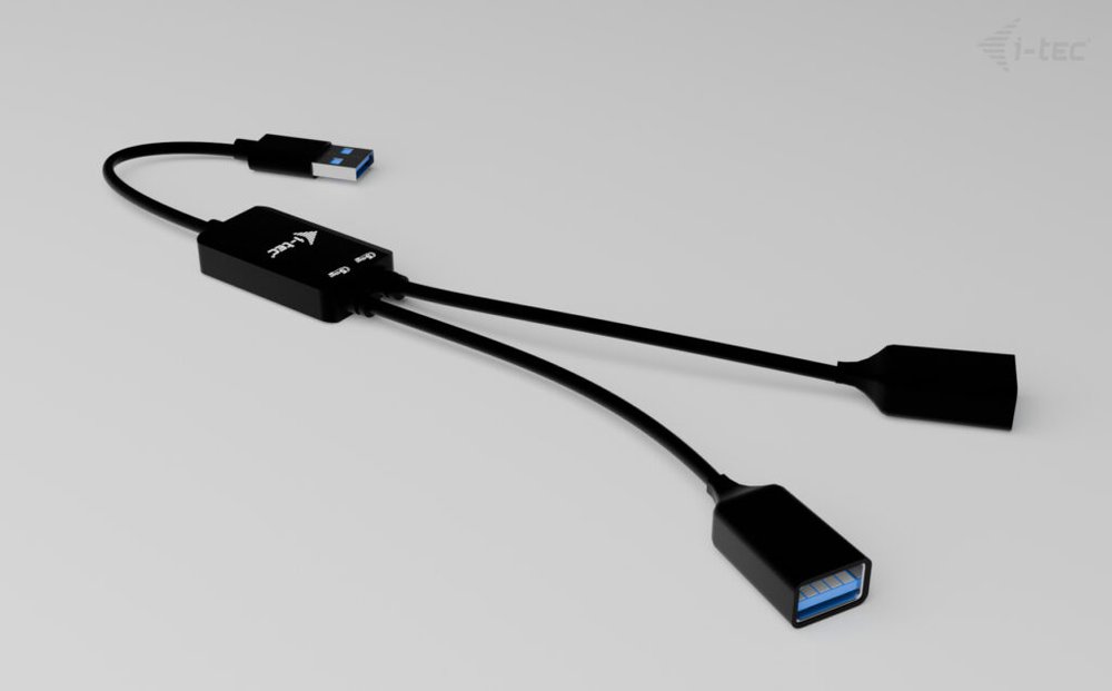 i-tec USB-A kabel HUB 2 port (2x USB-A)