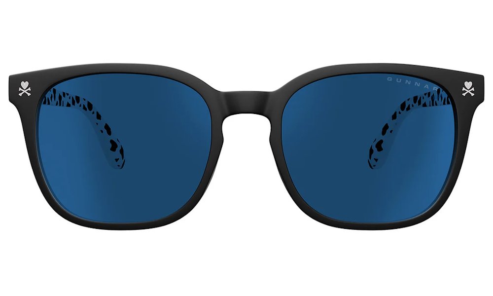 GUNNAR kancelářske/herní brýle  MOZZARELLA ONYX/LATTE sluneční skla BLF 90 NATURAL focus