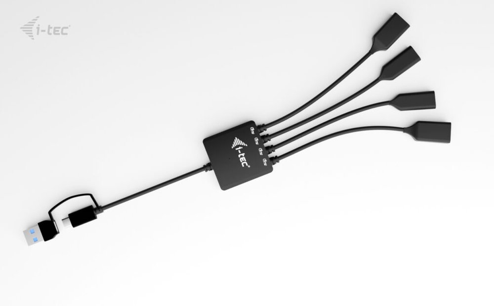 i-tec USB-C/USB-A kabel HUB 4 port (2x USB-C, 2x USB-A)