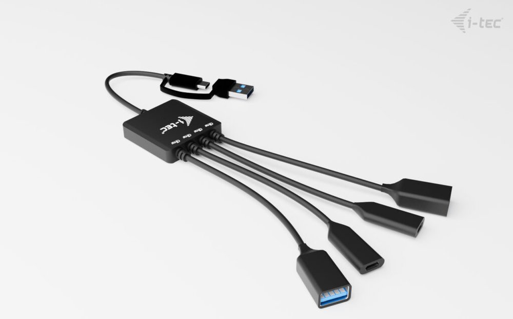 i-tec USB-C/USB-A kabel HUB 4 port (2x USB-C, 2x USB-A)