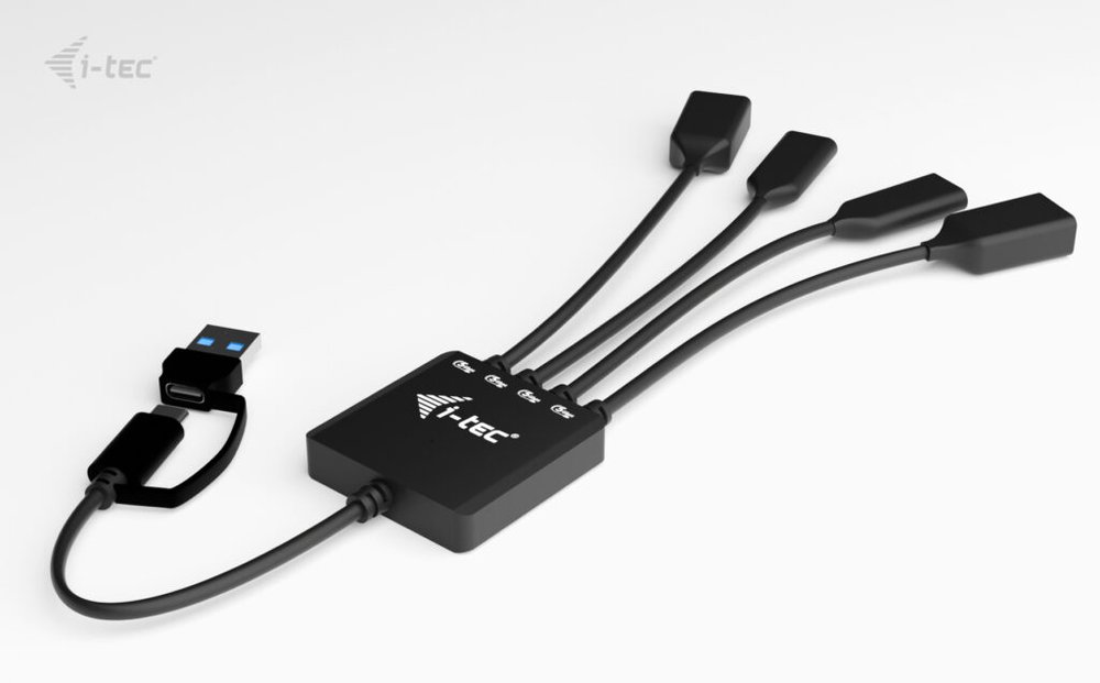 i-tec USB-C/USB-A kabel HUB 4 port (2x USB-C, 2x USB-A)