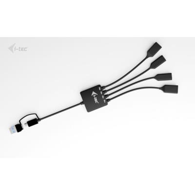 i-tec USB-C/USB-A kabel HUB 4 port (2x USB-C, 2x USB-A)