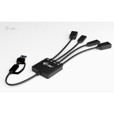 i-tec USB-C/USB-A kabel HUB 4 port (2x USB-C, 2x USB-A)