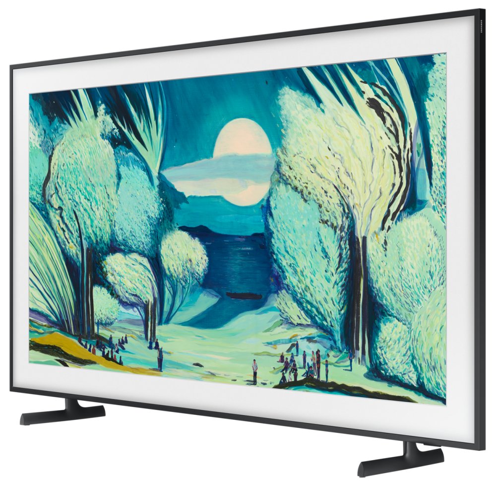 SAMSUNG SMART QLED TV 55"/ The Frame QE55LS03F/ 4K Ultra HD/ DVB-T2/S2/C/ H.265/HEVC/ 4xHDMI/ 2xUSB/ Wi-Fi/ LAN/ G