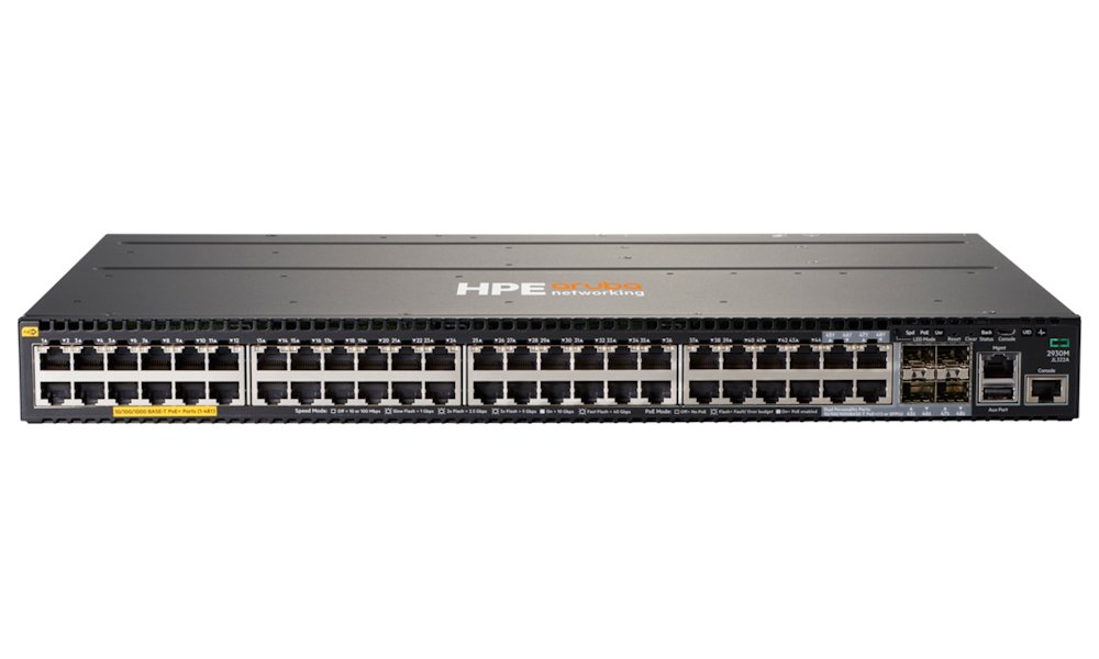 HPE Aruba Networking 2930M 48G PoE+ 1-slot Switch