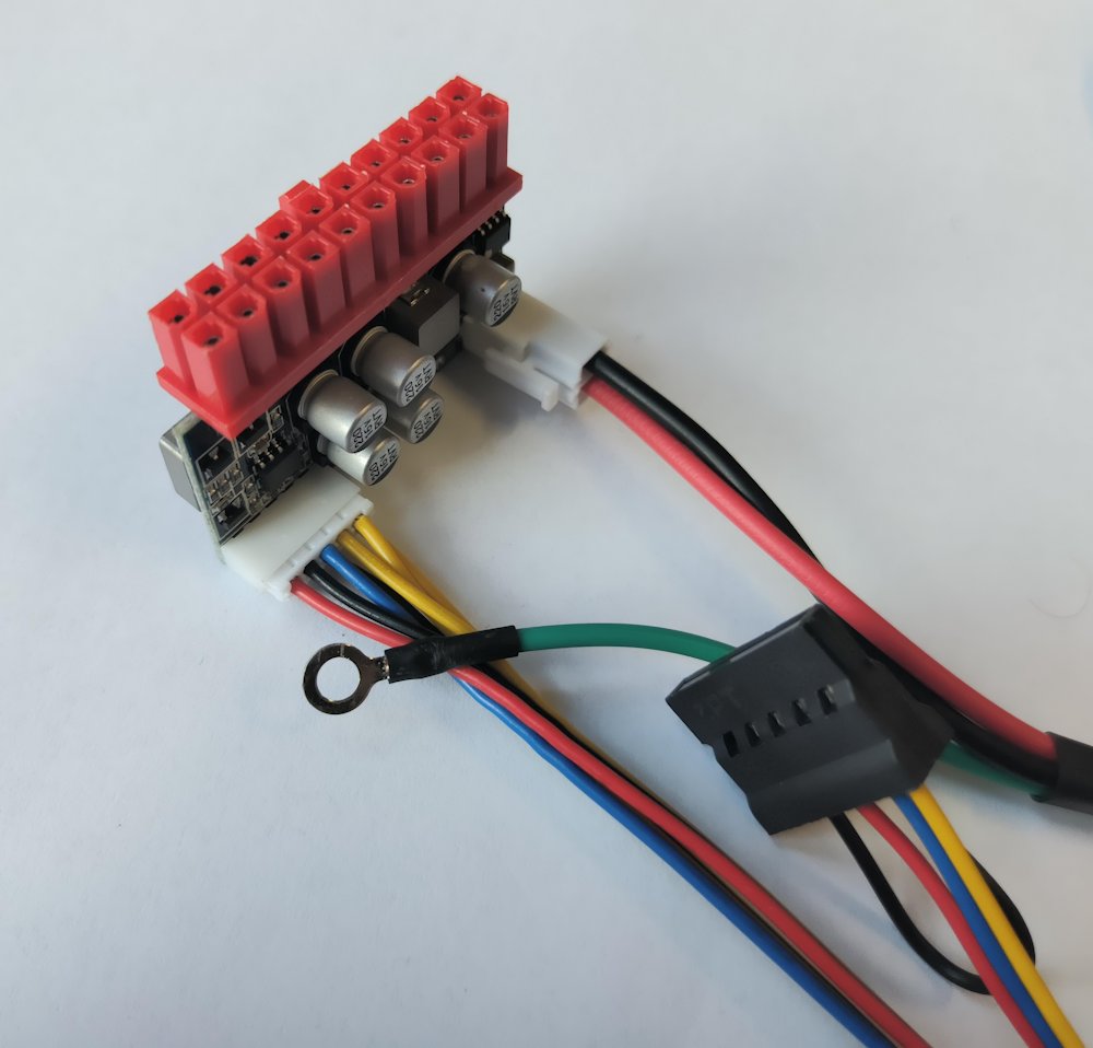 EUROCASE měnič napětí DC/DC (IN 12V/OUT ATX) 90W PICO PSU