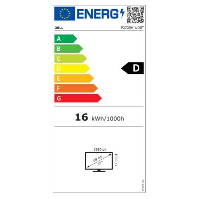 POŠKOZENÝ OBAL - DELL P2725H BEZ STOJANU/ 27" LED/ 16:9/ 1920x1080/ 1500:1/ 5ms/ Full HD/ 3H IPS/ 3x USB/ DP/ HDMI/ VGA/ USB-C...