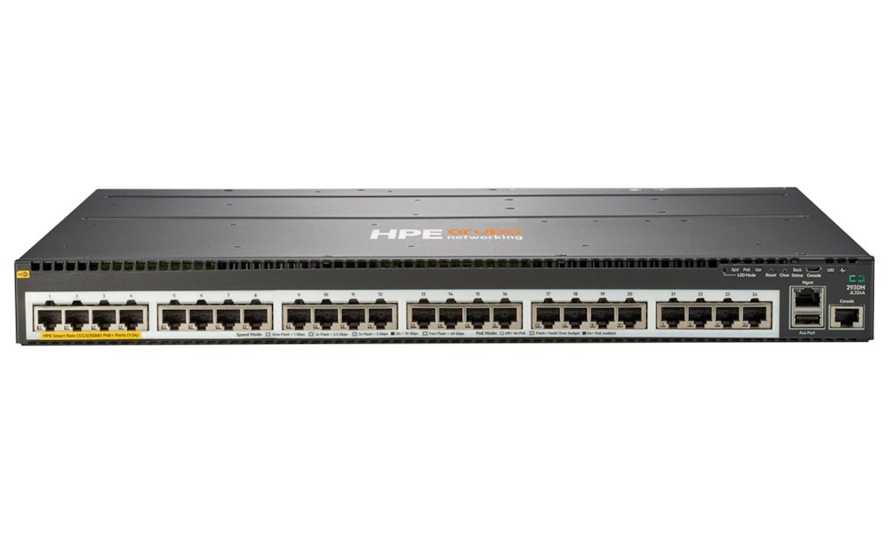 HPE Aruba Networking 2930M 24 Death Rte PoE+ 1s Switch