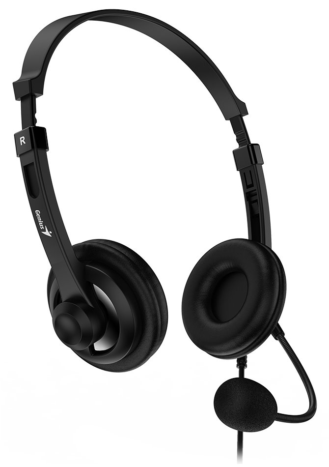 GENIUS headset HS-230U/ USB/ délka kabelu 2,4 m