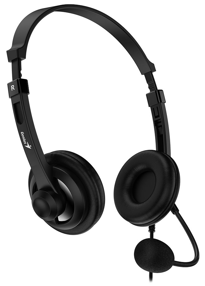 GENIUS headset HS-230U/ USB-C/ délka kabelu 2,4 m