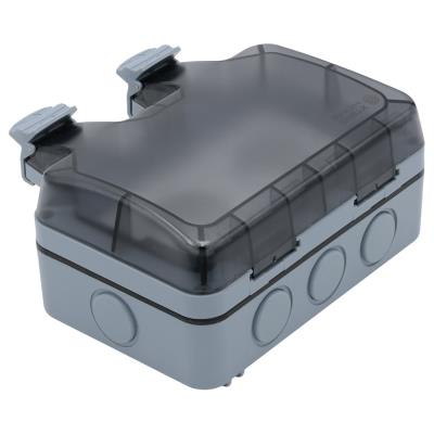 Xtend Home chytrá venkovní dvouzásuvka, IP66, WiFi, správné spínání fáze, Tuya