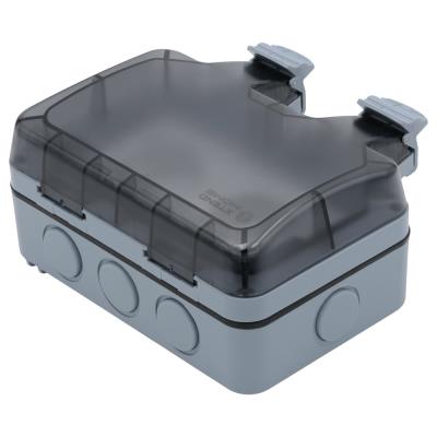 Xtend Home chytrá venkovní dvouzásuvka, IP66, WiFi, správné spínání fáze, Tuya