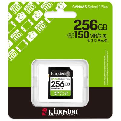 KINGSTON Canvas Select Plus Gen3 256GB SDXC / C10 / UHS-I U1 V10 / up to  150MB/s