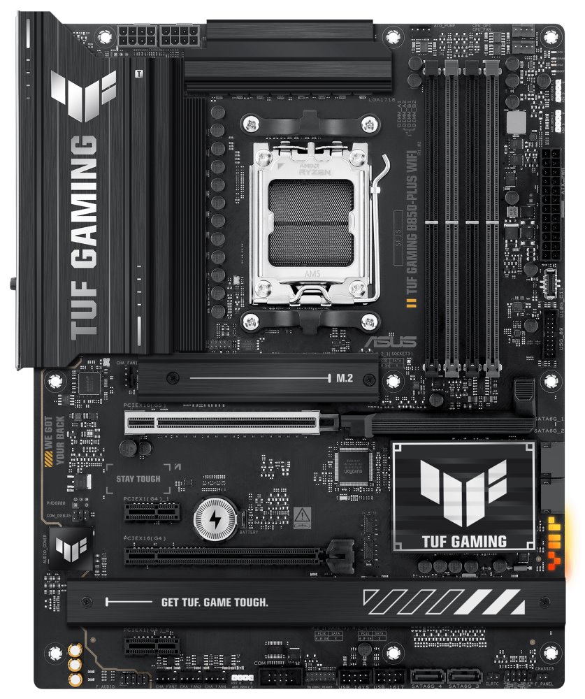 OPRAVENÉ - ASUS TUF GAMING B850-PLUS WIFI / B850 / AM5 / DDR5 / DP / HDMI / USB-C / 3x M.2 / WiFi / ATX