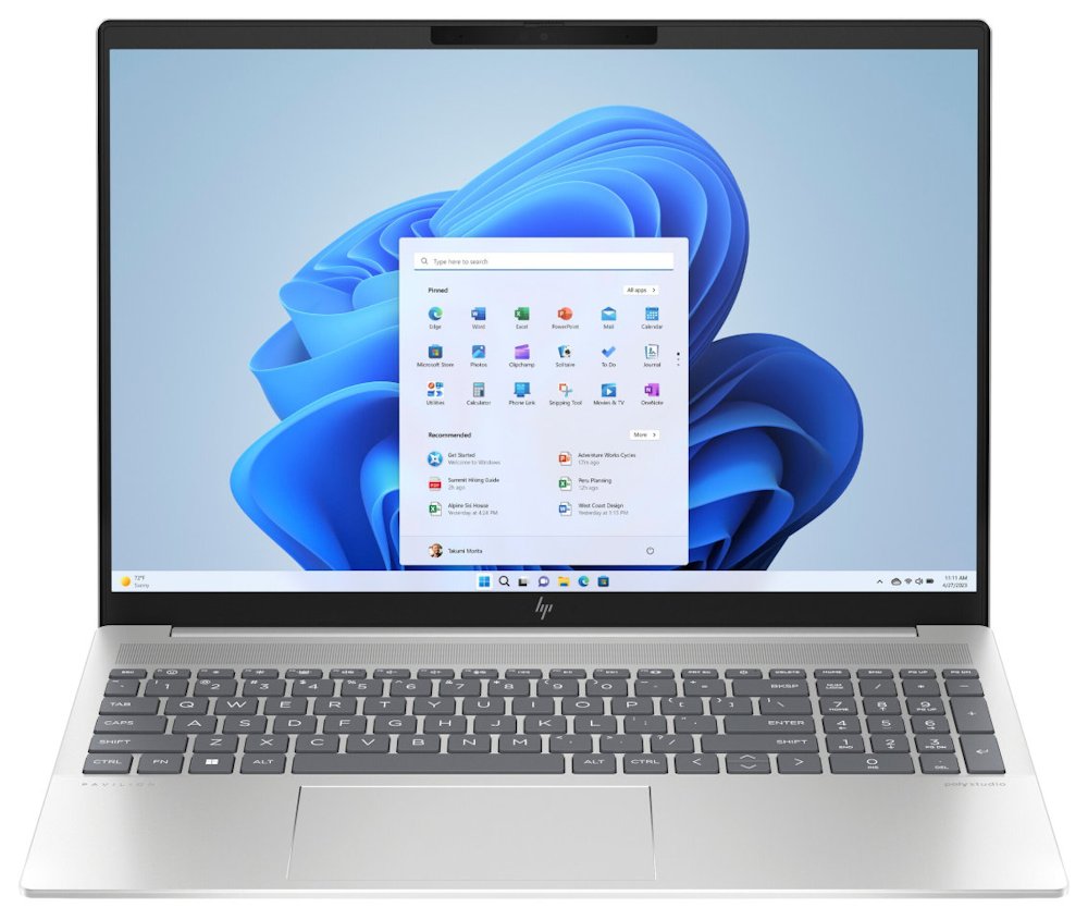 HP Pavilion Plus 16-ab1010nc/ Core Ultra 5-125H/ 16GB DDR5/ 1TB SSD/ Intel Arc/ 16"WQXGA,matný,120Hz/ W11P/ stříbrný