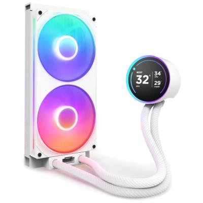 NZXT vodní chladič Kraken 280 ELITE RGB / 2x140mm RGB fan / 4-pin PWM / LCD disp. / 6 let