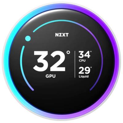 NZXT vodní chladič Kraken 280 ELITE RGB / 2x140mm RGB fan / 4-pin PWM / LCD disp. / 6 let