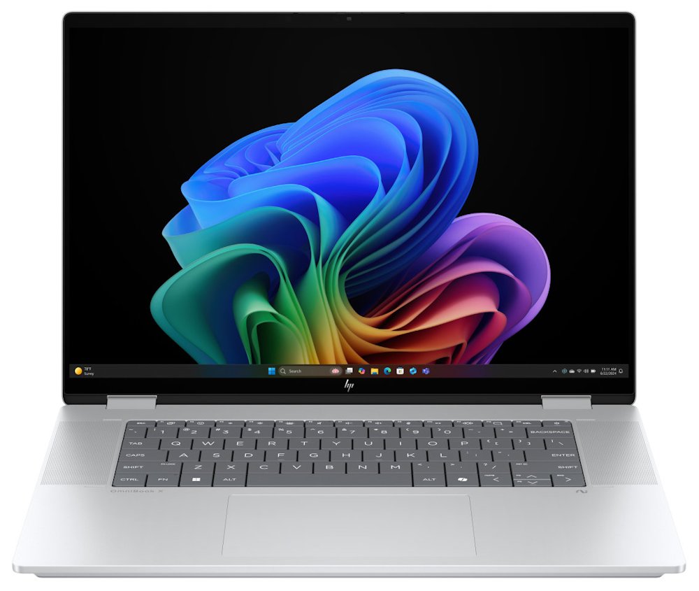 HP OmniBook X Flip AI 16-as0003nc/ Core Ultra 7-258V/ 32GB DDR5/ 1TB SSD/ Intel Arc/ 16"3K,OLED,touch/ W11H/ stříbrný