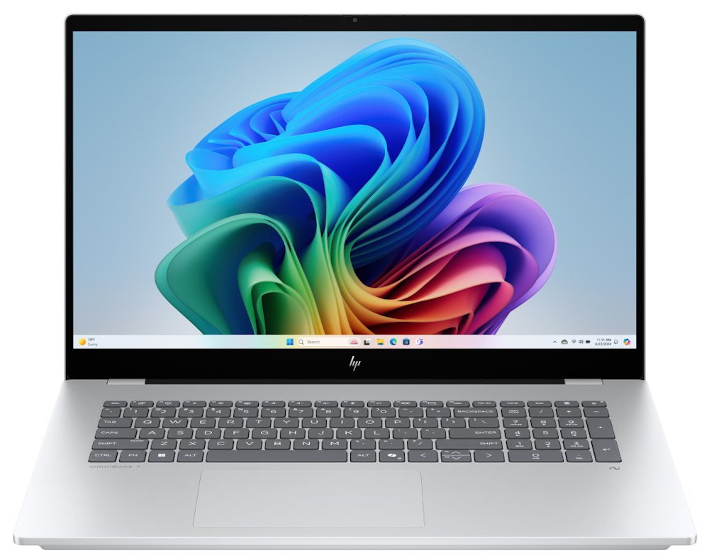 HP OmniBook 7 AI PC 17-dc0001nc/ Core Ultra 7-258V/ 32GB DDR5/ 1TB SSD/ Intel Arc/ 17,3"FHD,touch/ W11P/ stříbrný