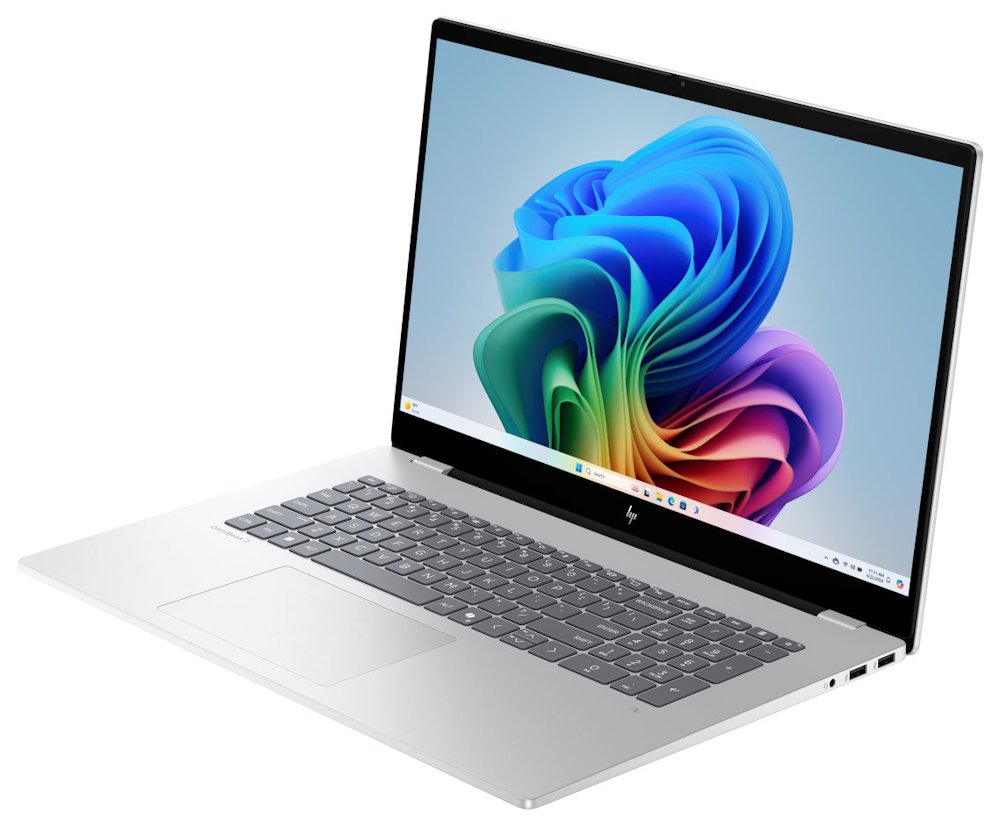 HP OmniBook 7 AI PC 17-dc0002nc/ Core Ultra 7-258V/ 32GB DDR5/ 2TB SSD/ RTX 4050 6GB/ 17,3"FHD,touch/ W11P/ stříbrný