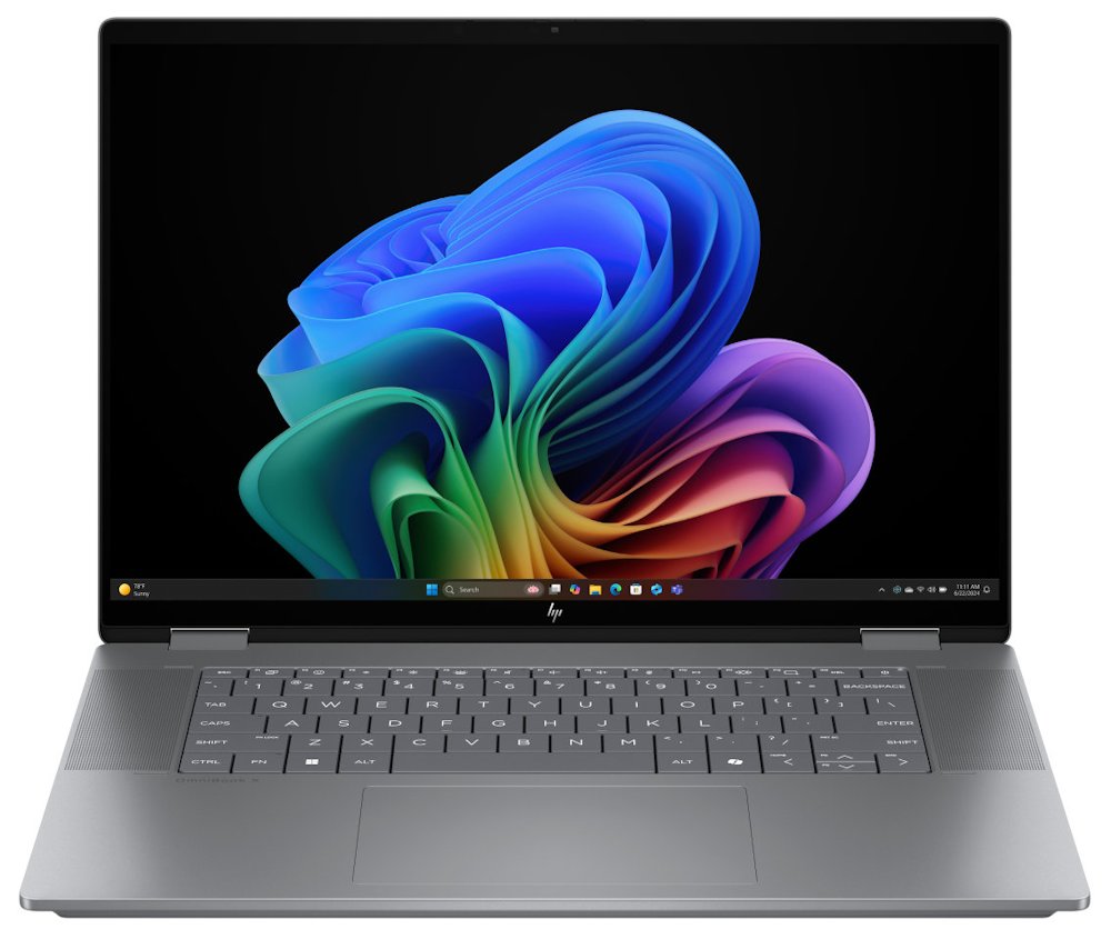 HP OmniBook X Flip AI 16-ar0004nc/ Ryzen AI 7 350/ 32GB DDR5/ 2TB SSD/ Radeon Graphics/ 16"3K,OLED,touch/ W11H/ stříbrný