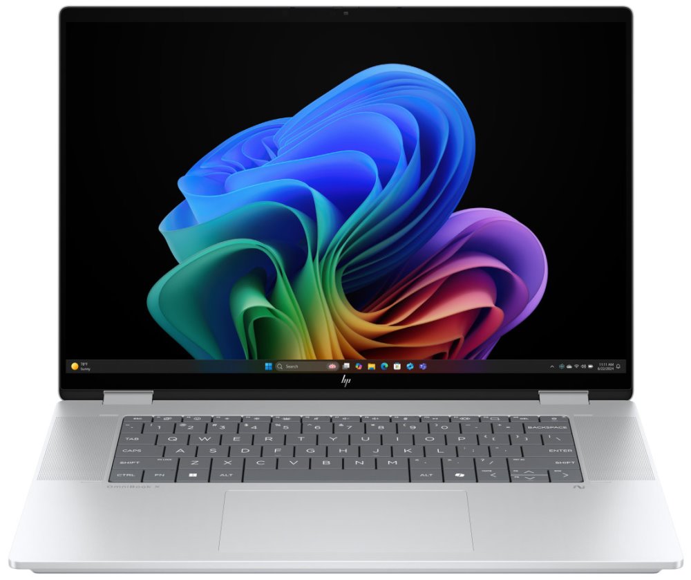 HP OmniBook X Flip AI 16-as0001nc/ Core Ultra 7-258V/ 32GB DDR5/ 1TB SSD/ Intel Arc/ 16"2K,touch/ W11H/ stříbrný