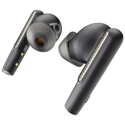 Poly Voyager Free 60+ UC M Carbon Black Earbuds +BT700 USB-C Adapter +Touchscreen Charge Case