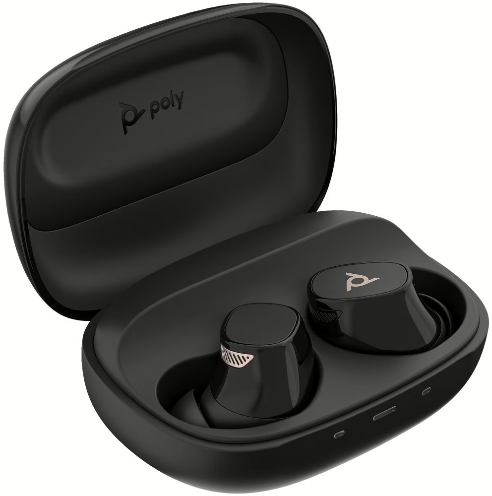 Poly Voyager Free 20 Black Earbuds +Basic Charge Case