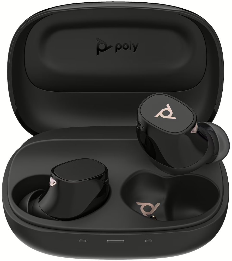 Poly Voyager Free 20 Black Earbuds +Basic Charge Case