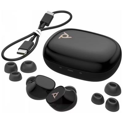 Poly Voyager Free 20 Black Earbuds +Basic Charge Case