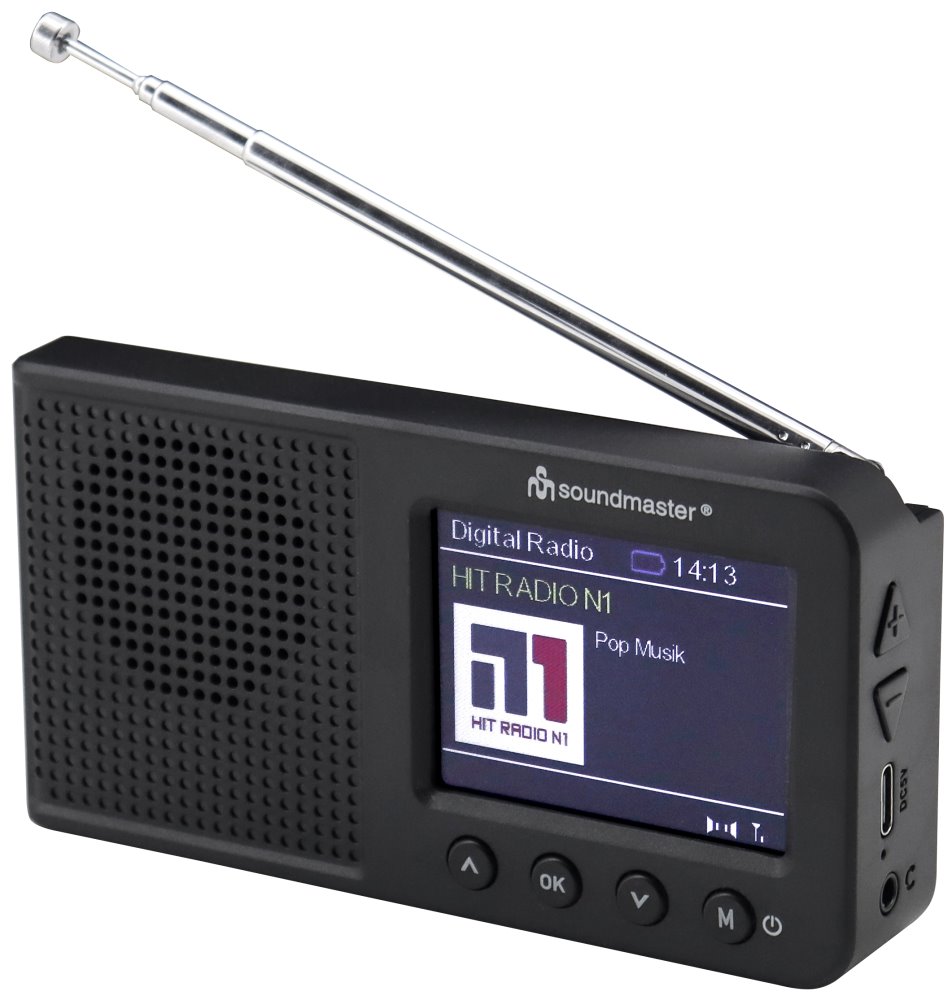 Soundmaster DAB175SW rádio/ DAB+/ FM/ LCD/ Budík/ Hodiny/ Černé