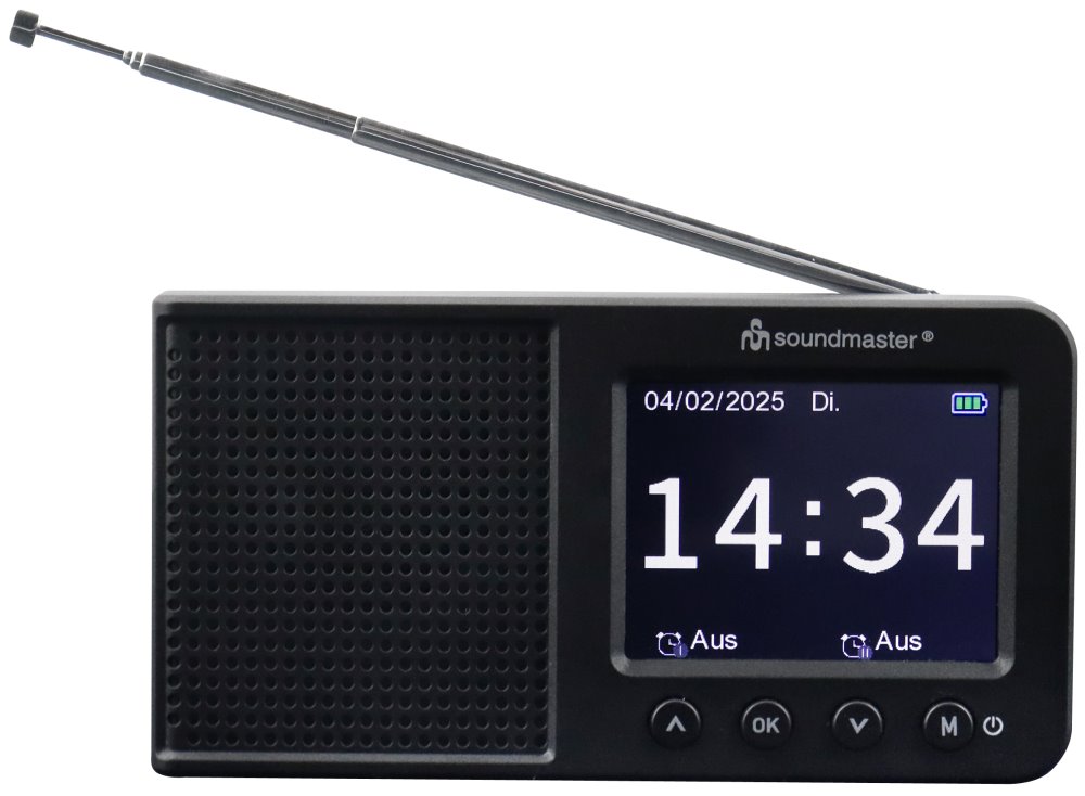 Soundmaster DAB175SW rádio/ DAB+/ FM/ LCD/ Budík/ Hodiny/ Černé