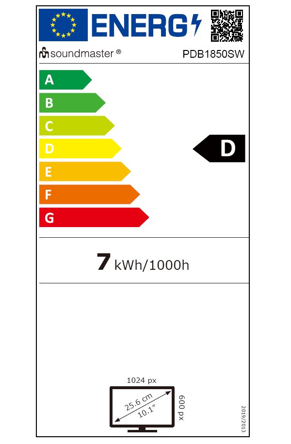Soundmaster PDB1850SW přenosný přehrávač / 2x LCD 10,1"