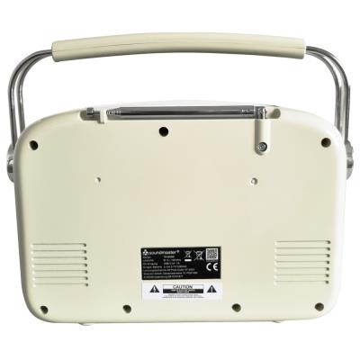 Soundmaster TR480BE rádio/ FM/ UKW/ Solární panel/ Baterie/ Bílé