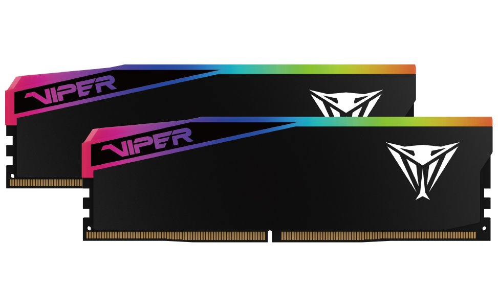 PATRIOT VIPER RGB Elite 5 Ultra 64GB DDR5 6400MT/s / DIMM / CL39 / XMP 3.0 / 1,4V / Kit 2x 32GB