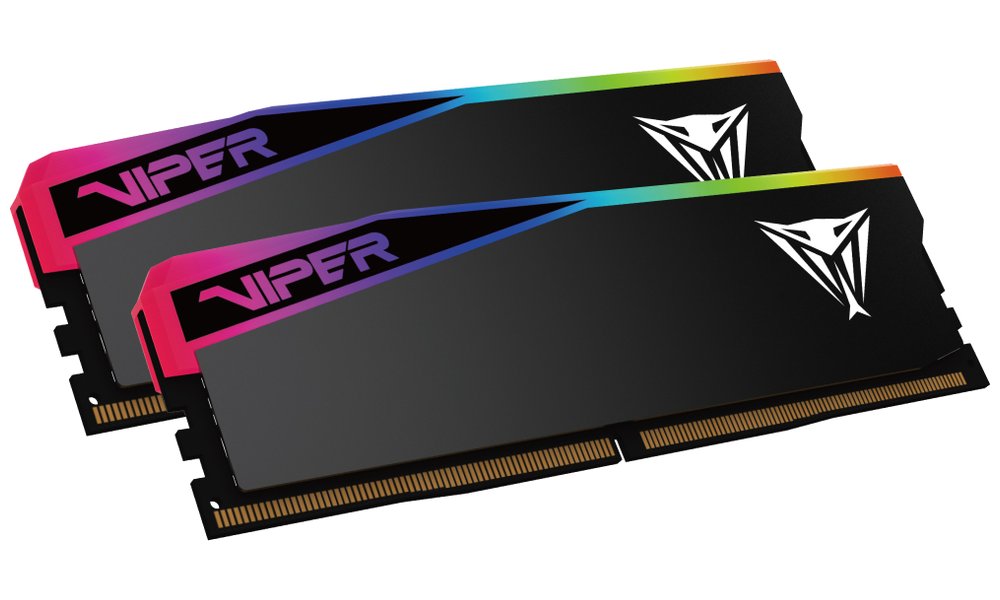 PATRIOT VIPER RGB Elite 5 Ultra 32GB DDR5 6400MT/s / DIMM / CL39 / XMP 3.0 / 1,4V / Kit 2x 16GB