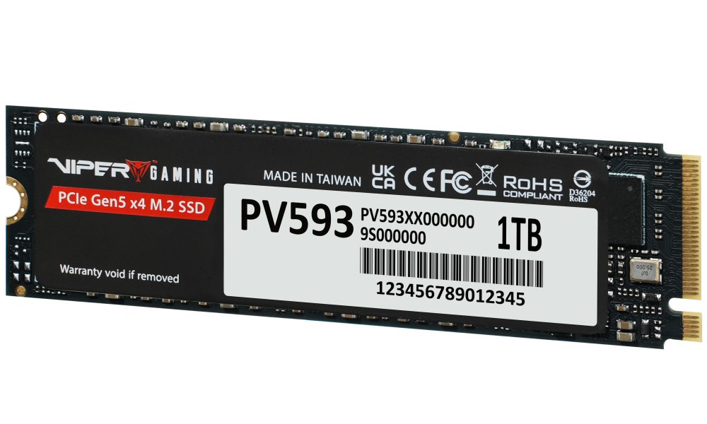PATRIOT VIPER PV593 1TB SSD / Interní / M.2 NVMe PCIe Gen5 x4 / 2280 /