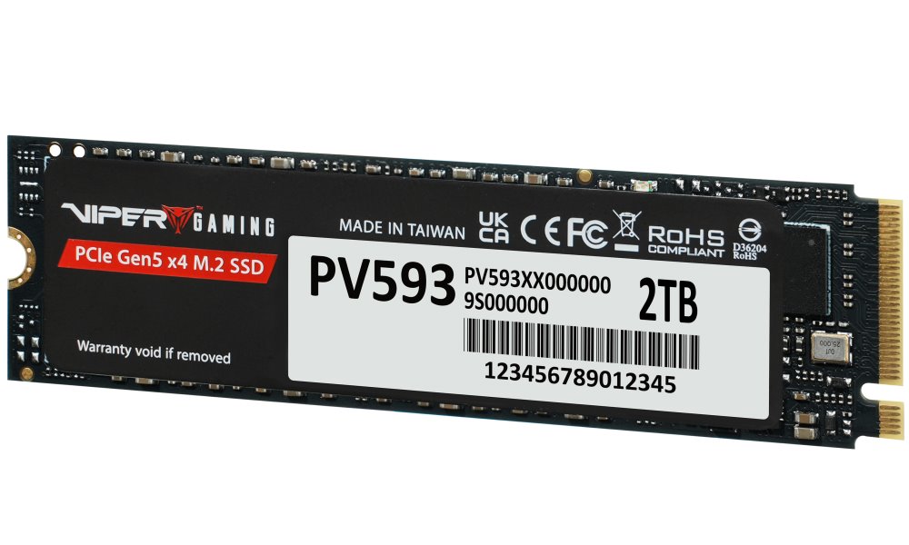 PATRIOT VIPER PV593 2TB SSD / Interní / M.2 NVMe PCIe Gen5 x4 / 2280 /