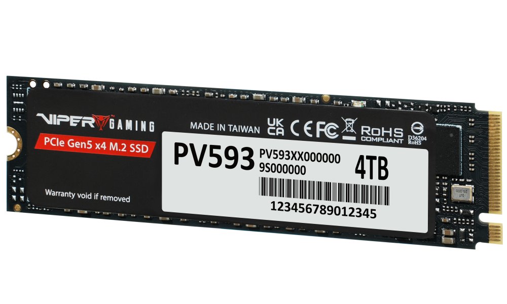 PATRIOT VIPER PV593 4TB SSD / Interní / M.2 NVMe PCIe Gen5 x4 / 2280 /