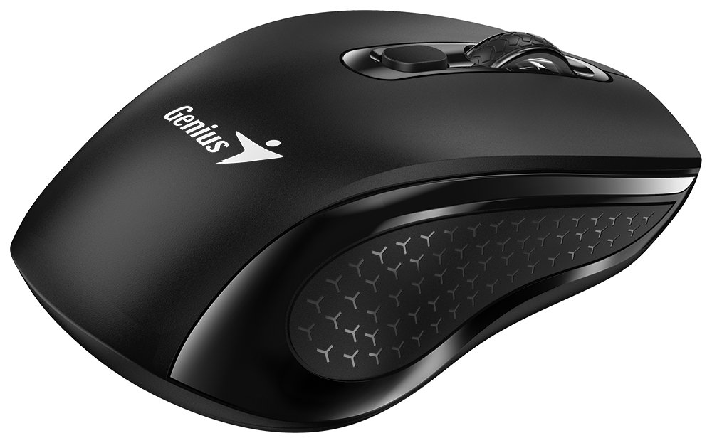 GENIUS NX-8025S Black/ 1200 dpi/ bezdrátová/ tichá/ Copilot/ 4tlačítková/ černá
