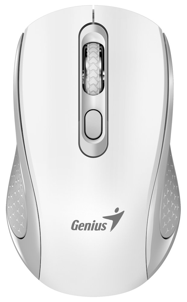 GENIUS NX-8025S WhiteGrey/ 1200 dpi/ bezdrátová/ tichá/ Copilot/ 4tlačítková/ bílo-šedá