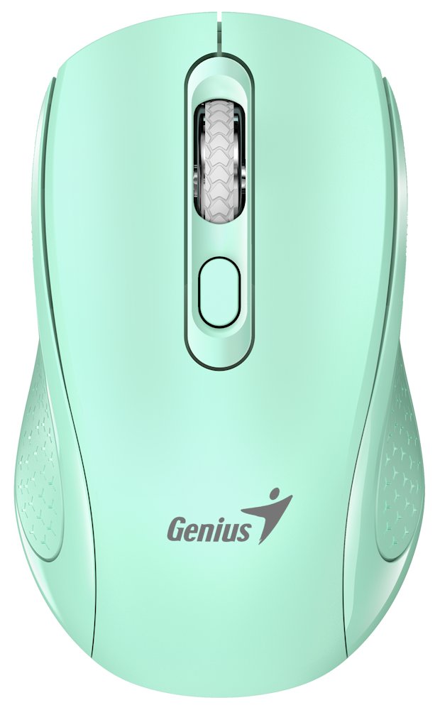 GENIUS NX-8025S Aquamarine/ 1200 dpi/ bezdrátová/ tichá/ Copilot/ 4tlačítková/ zelená
