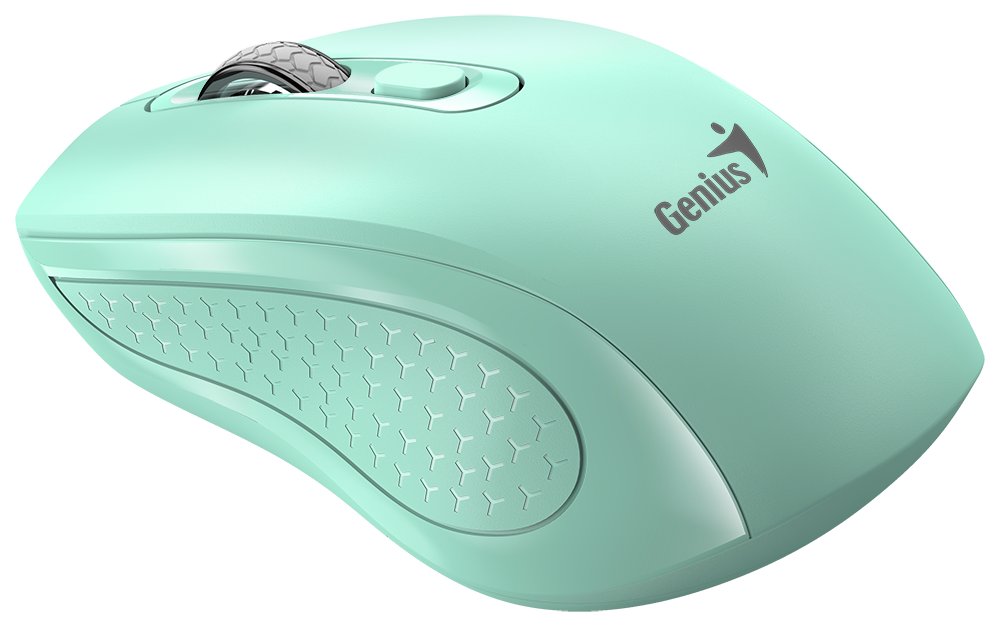GENIUS NX-8025S Aquamarine/ 1200 dpi/ bezdrátová/ tichá/ Copilot/ 4tlačítková/ zelená