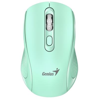 GENIUS NX-8025S Aquamarine/ 1200 dpi/ bezdrátová/ tichá/ Copilot/ 4tlačítková/ zelená