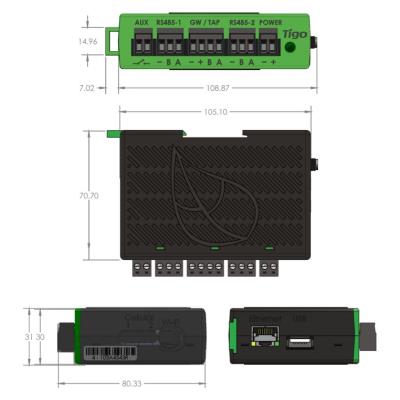 Tigo Energy CCA Komunikační centrum pro Tigo TS4